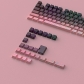 Contour Line Blackberry Pink 104+29 Keys PBT Doubleshot Side Legends Keycaps Set Cherry Profile for Cherry MX Keyboard
